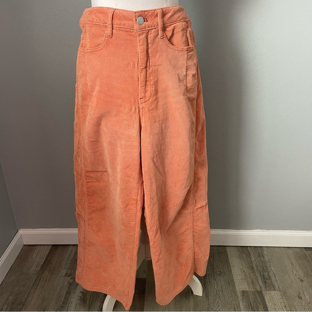 Anthropologie Pilcro The Kenna Heritage Mid-Rise Barrel Jeans corduroy material - Picture 2 of 8